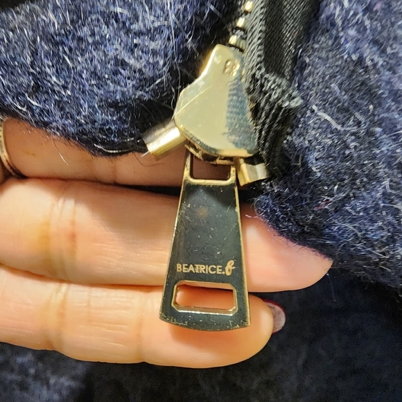 Beatrice .B  made in Italy wool blended Large heavy coat size 2 - Picture 15 of 15